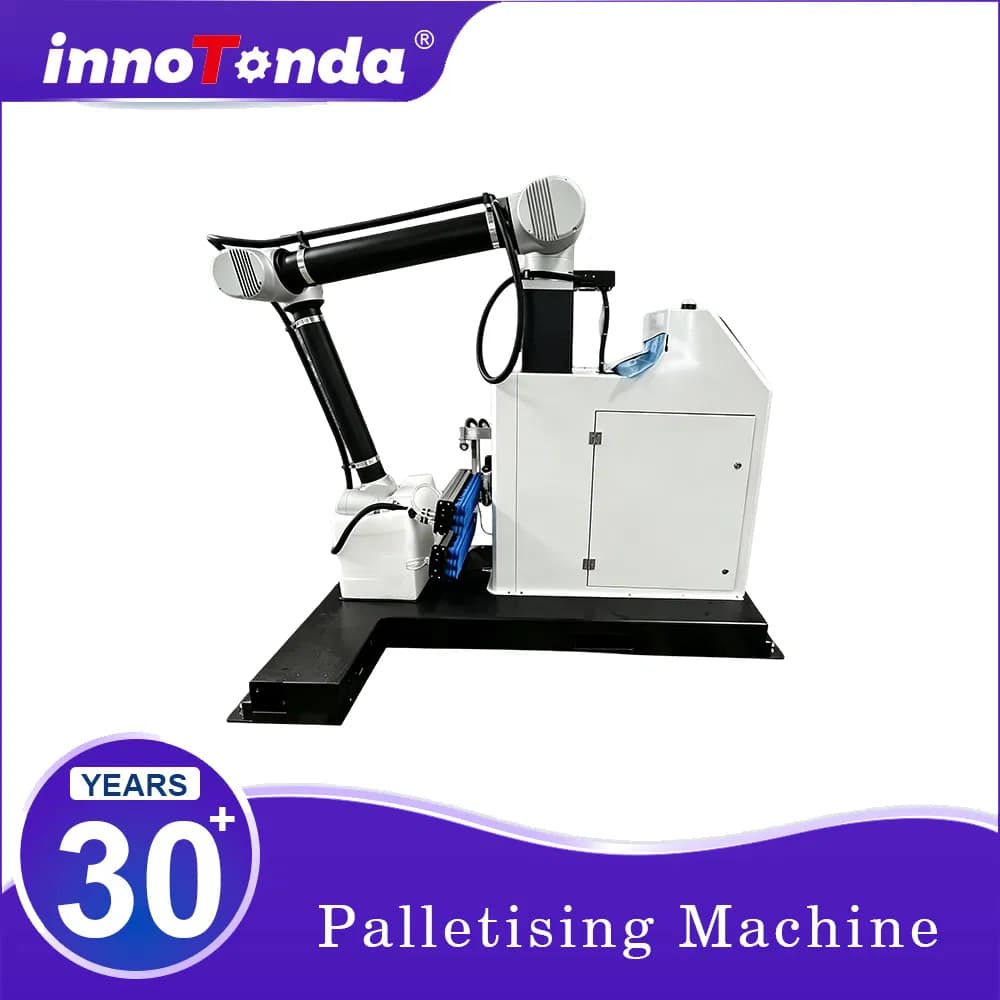 Automatic Crates Box Carton Case Robot Palletizer for Wine Liquor Wate Juice Vodka