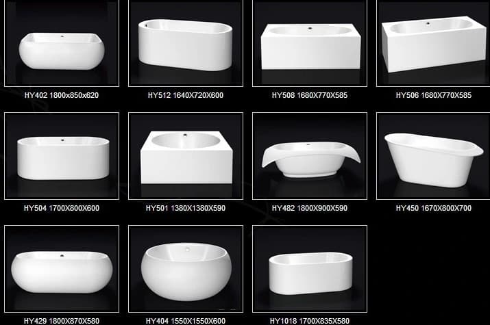 Acrylic Bathtub Plastic Bathtub, Crystal Acrylic Tub ,Acrylic Bathtub High Grade Acrylic (AM-BT01)