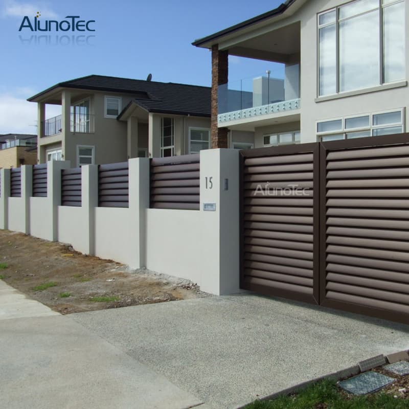 Factory Wholesale Motorized Horizontal Aluminum Fence for Balcony