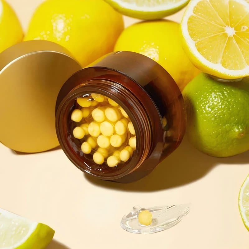 Wholesale Korean Skincare Cream Deep Vitamin C Golden Capsule Face Moisturizer Cream Glow Hydration Private Label Face Cream