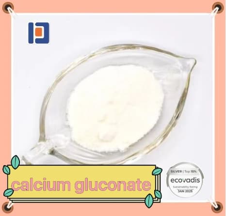 Food Grade Calcium Gluconate Powder 99% Purity