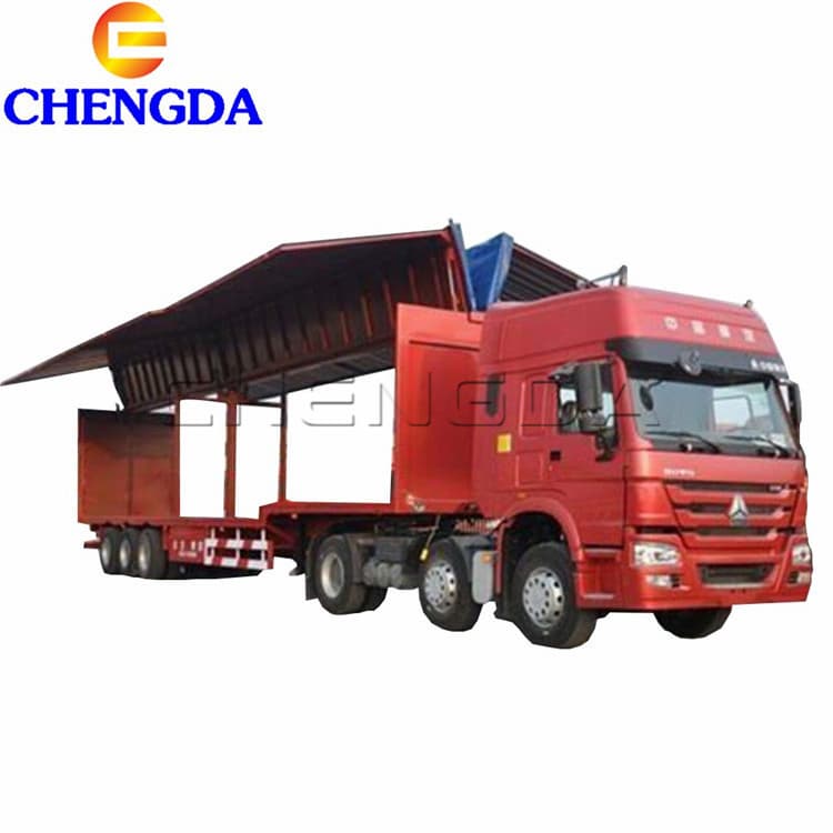 Wing Opening Truck Body Wing Open Box Van Cargo Body