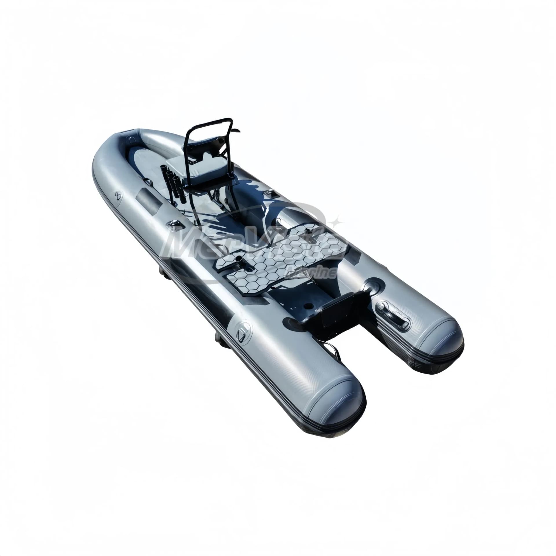 Cheap Best 400cm Inflatable Kayak CE Certified Light Grey for Adventure Made in China