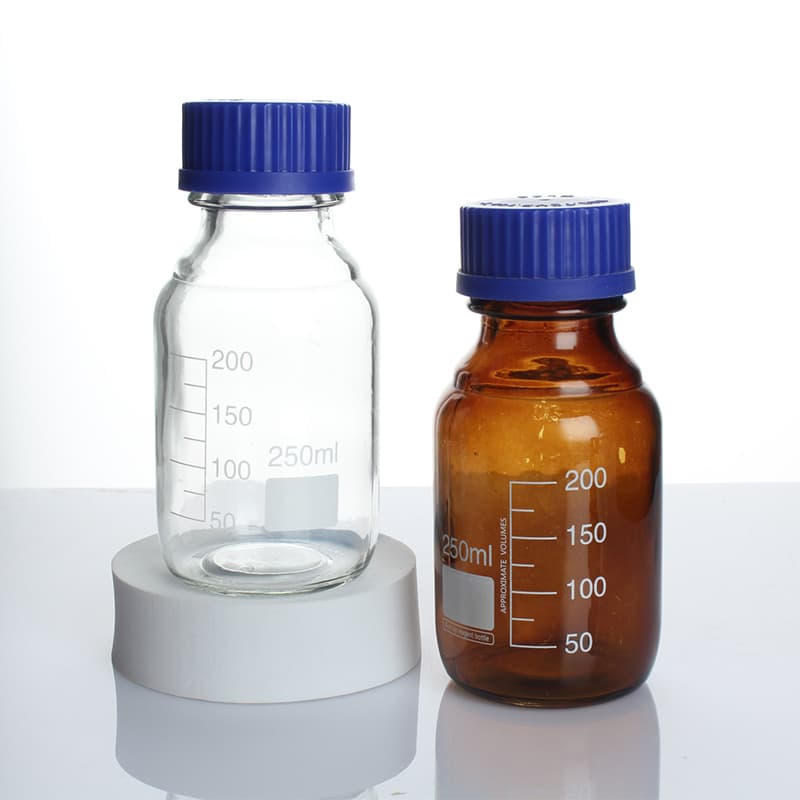 100ml Amber Lab Pyrex Glass Reagent Bottle Glass Flask