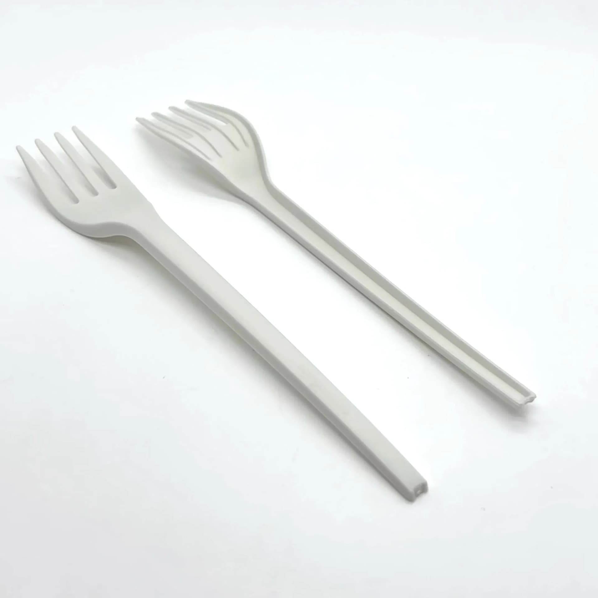 10-Pack of Eco-Friendly Cpla Forks for Parties and Picnics