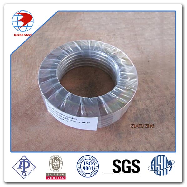 Spiral Wound Gasket Graphite 316 Inner Ring CS Outer Ring