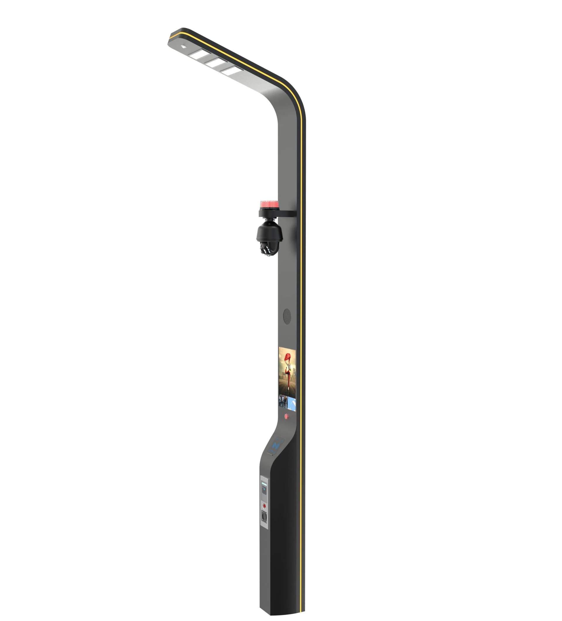 Surface Protection ISO Approved Light Steel Lamp Post High Quality Smart Pole Sp-1202