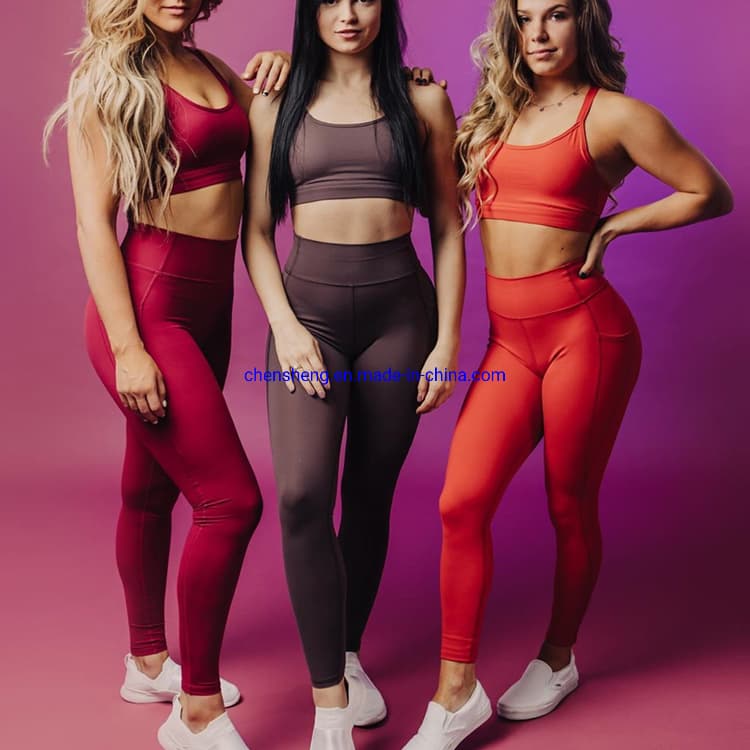 High Waist Girls Workout Wholesale Custom Printed Yoga Gym Leggings for Women