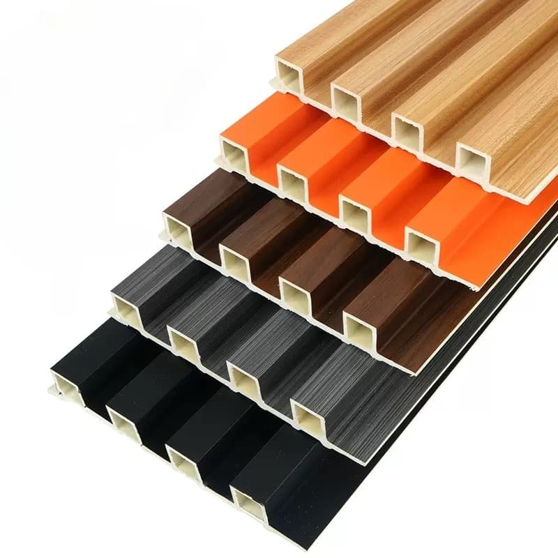 Chinese Factory WPC Fluted Wall Panel WPC Panel for Interior Decoration