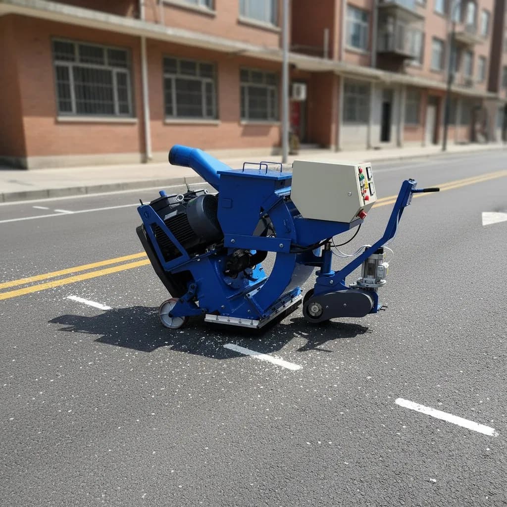 Energy Saving Automatic Road Shot Blasting Machine for Airport Runway Cleaning