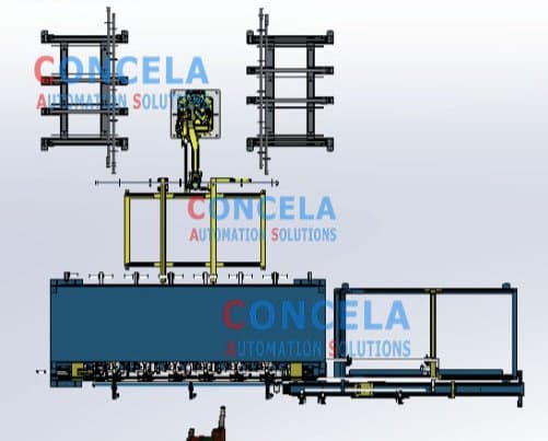 Suzhou Concela Robot Fully Automatic Ringlock Scaffold Welding Machine for Scaffolding