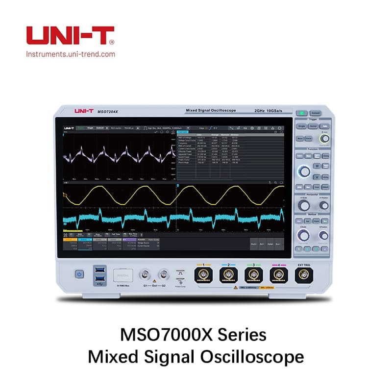 Professional 4CH Digital Oscilloscope Mso7000X with 1GHz-2GHz Bandwidth for Electronics Engineering Lab
