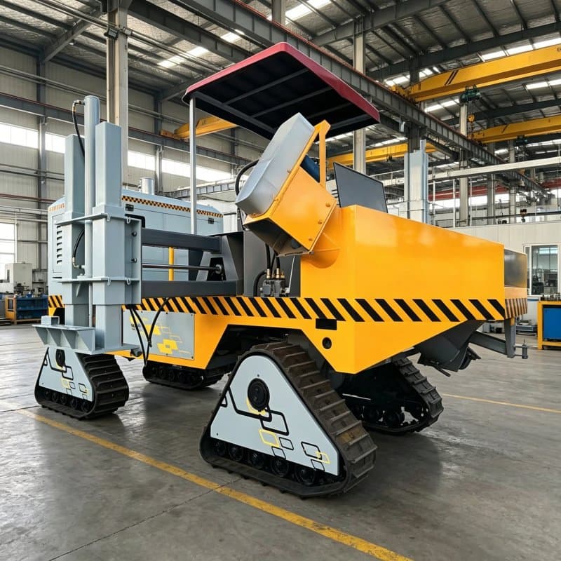 CE Certified Slipform Curb Machine Concrete Paver Wheel Type Free Installation Guide