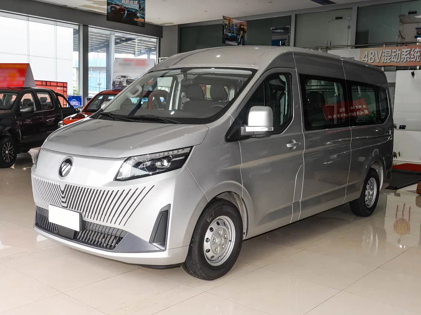 New Foton Tuano Big V City 2.0t 5/6/7/9 Seaters Light Passenger Bus Single Tire Diesel Fuel Aotumobile in Stock