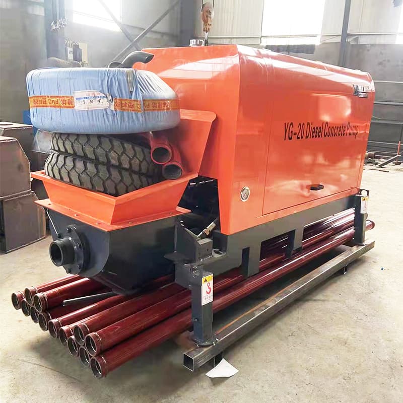 Diesel Powered Concrete Pump for Construction Engineering Projects
