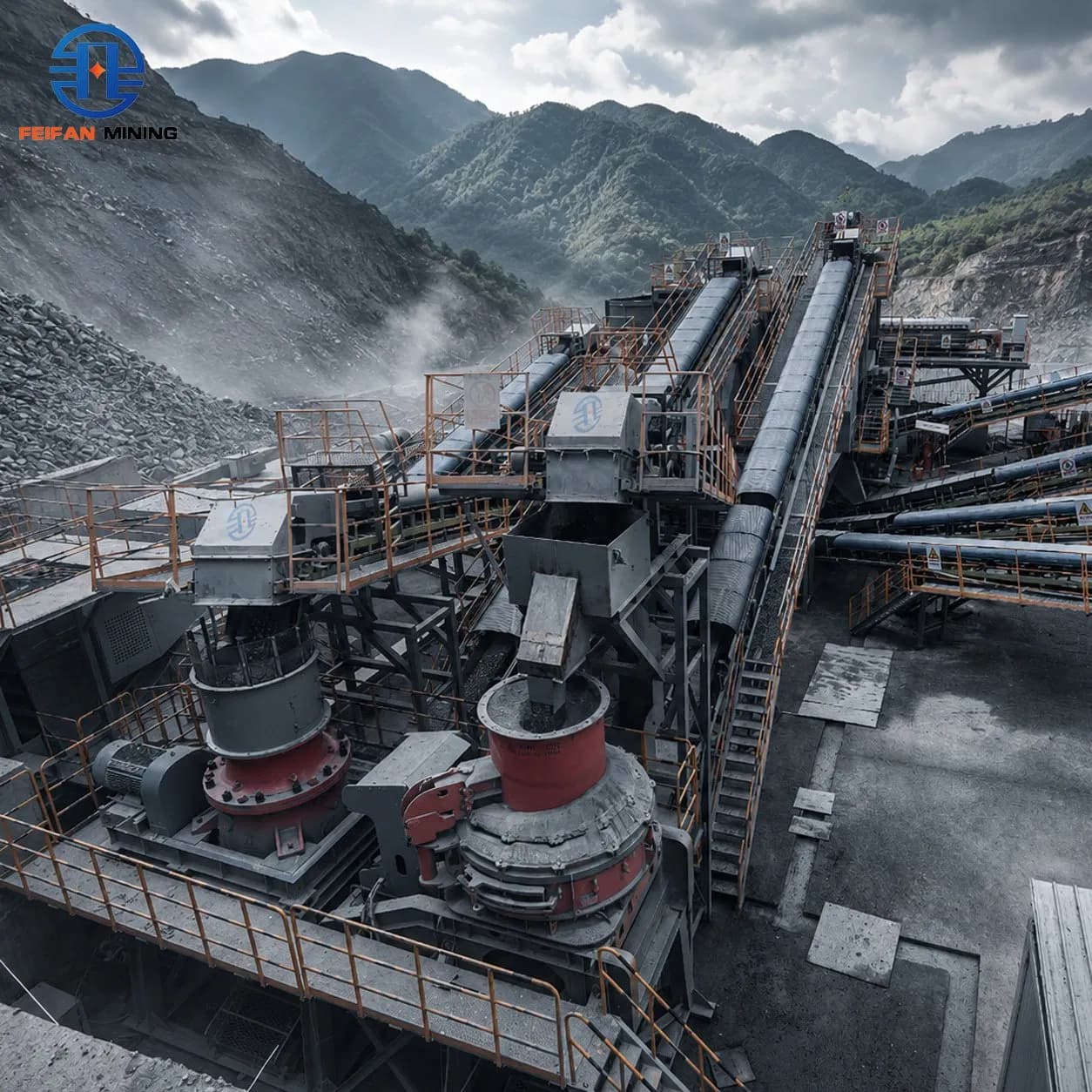 Energy Saving Cone Crusher for Stone Production Line