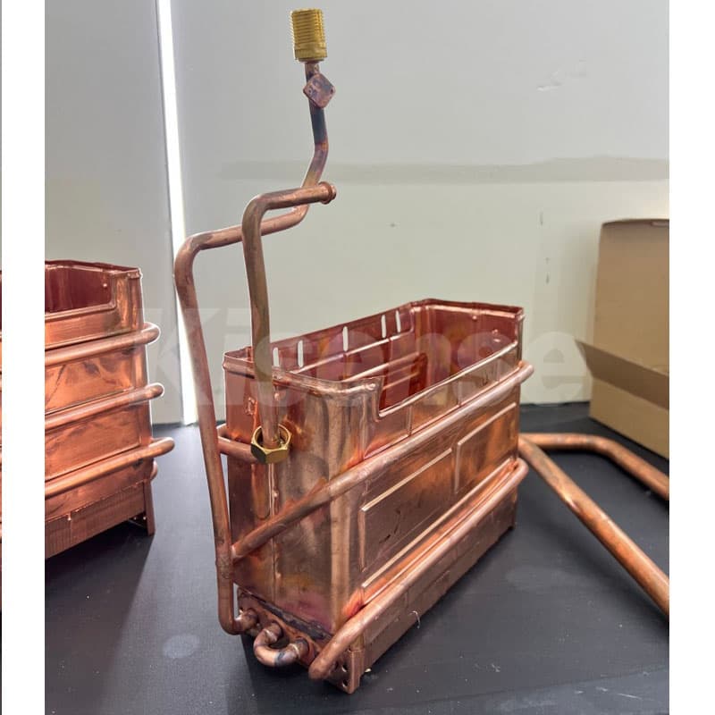 Flexible Installation Copper Heat Exchanger Water Gas Heater Spare Parts