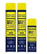 Expandable Gap Filler PU Gun Fire Rated Adhesive Fireproof Polyurethane Foam Spray Kit for Door & Window Construction Materials