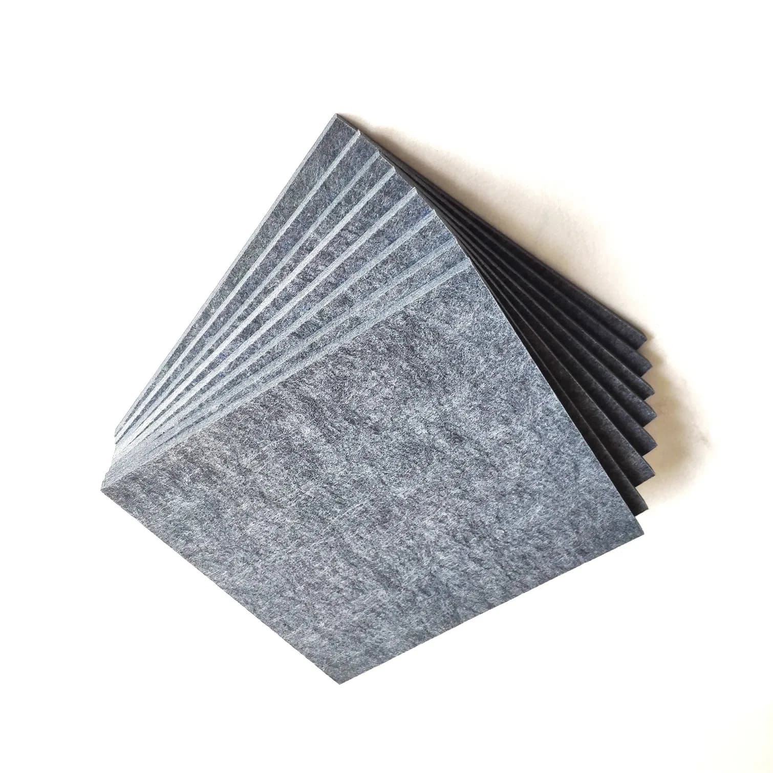 Polyester Fiber Sound-Absorbing Board Wall Decoration Piano Room Wall Paste Felt Board Interior Sound Insulation Board Flame Retardant Customization