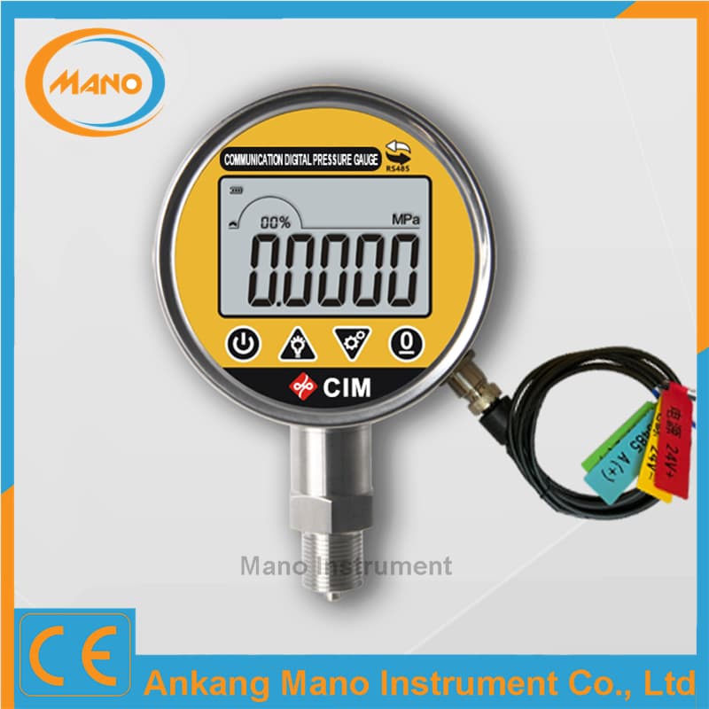 HD-100c Communication Digital Pressure Gauge RS485 to Computer Positive Vacuum Gauge