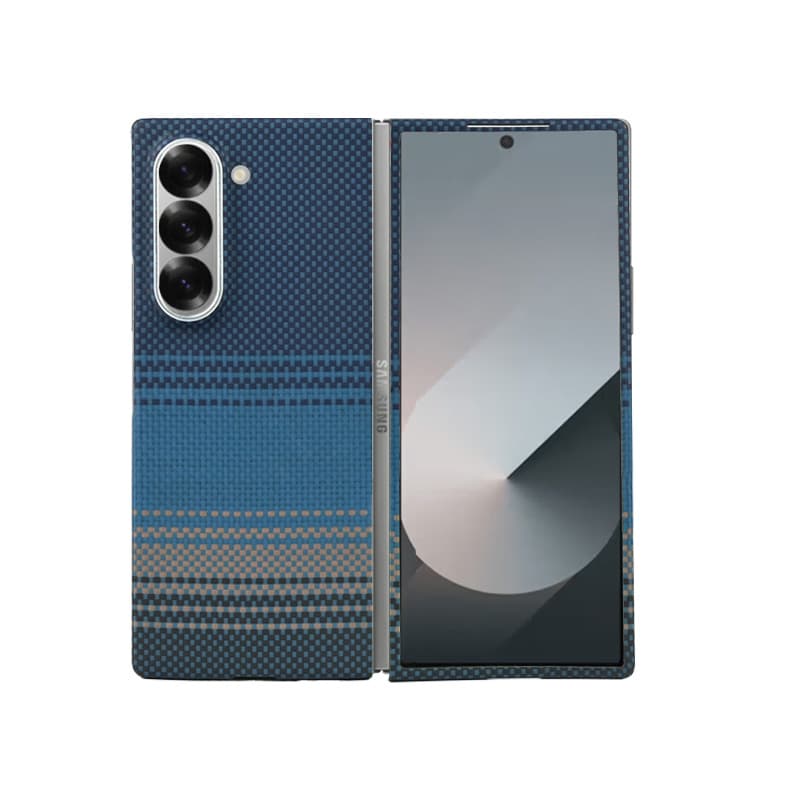 New Color Pattern Luxury Aramid Fiber Mobile Phone Cover for Samsung Galaxy Fold 6