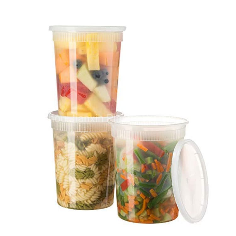 Disposable Plastic Hot Sale 32oz Hot Soup Bowl Cup Container