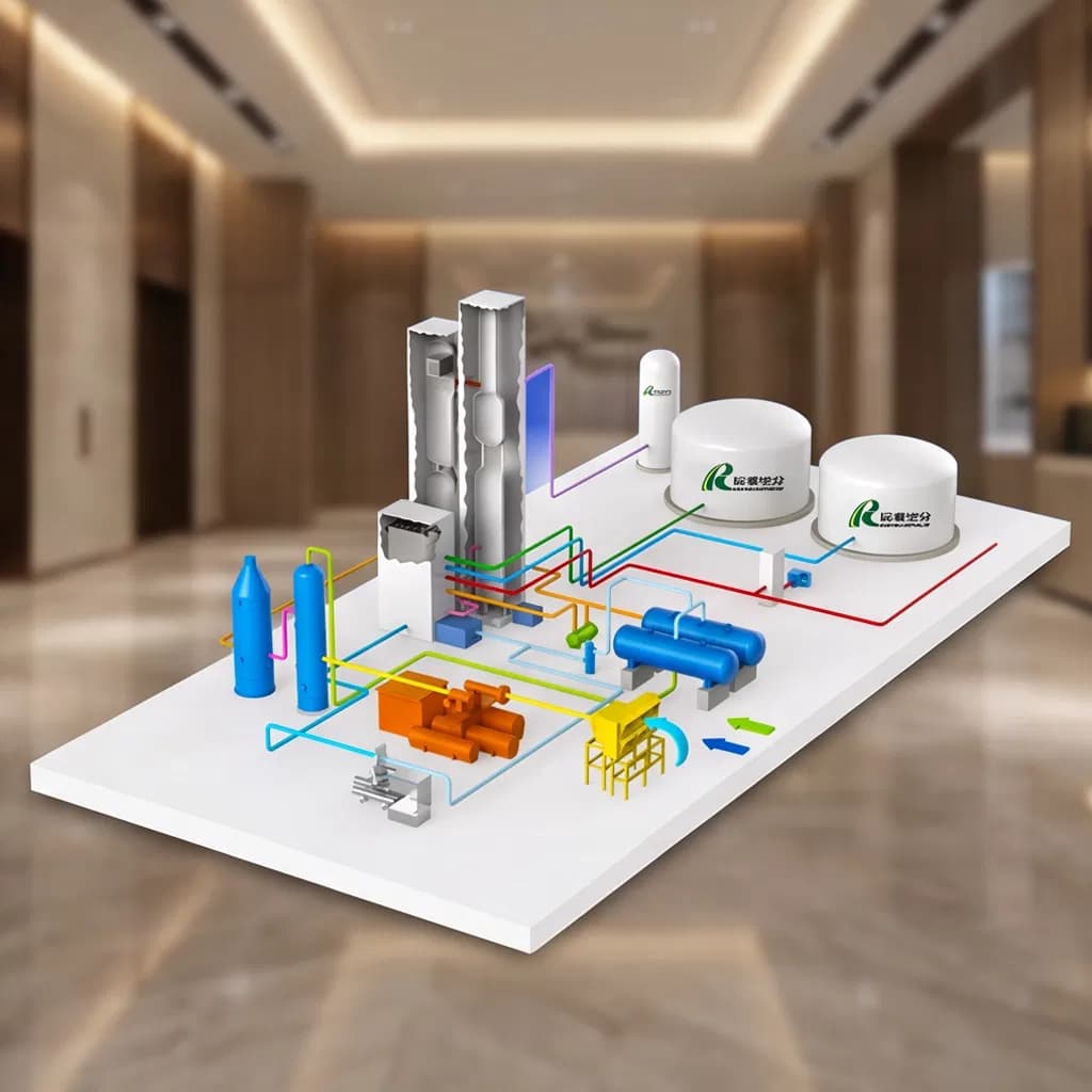Chenrui Cryogenic Nitrogen Air Separator Plantchenrui Cryogenic High Purity 99.997% Liquid Nitrogen Production Plant Making Machine Hydrogen Fuel Cell Electrici