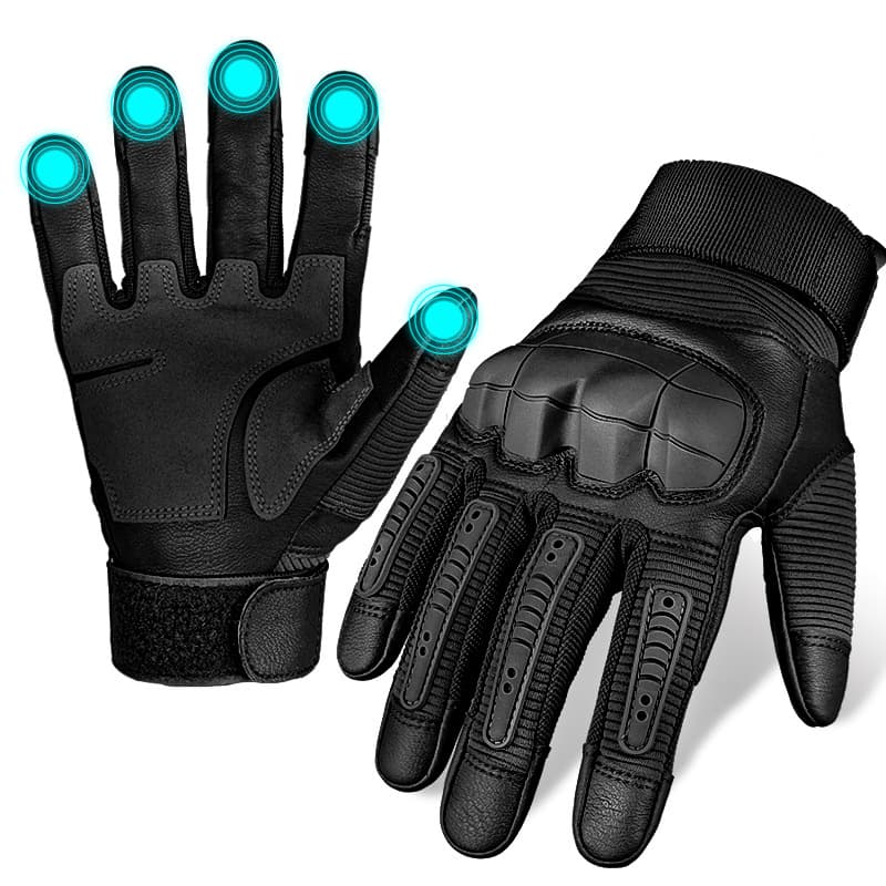 Rubber Microfiber Outdoor Gloves Motorcycle Gloves