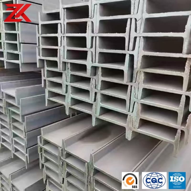 High Quality Q235 Q345 Hot Rolled I-Beam for Building Structure JIS Standard Black Steel 6-14m Length with Cutting Service