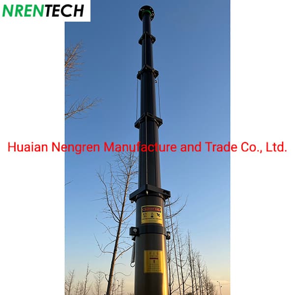 Manual Operation Telescopic Mast-9m Height 40kg Payloads