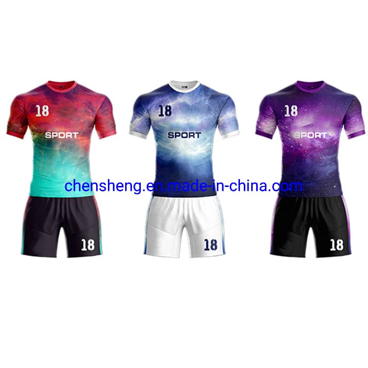 Professional Manufacturer Custom Soccer Jersey Uniform Football Team Wear Training Shirt Shorts