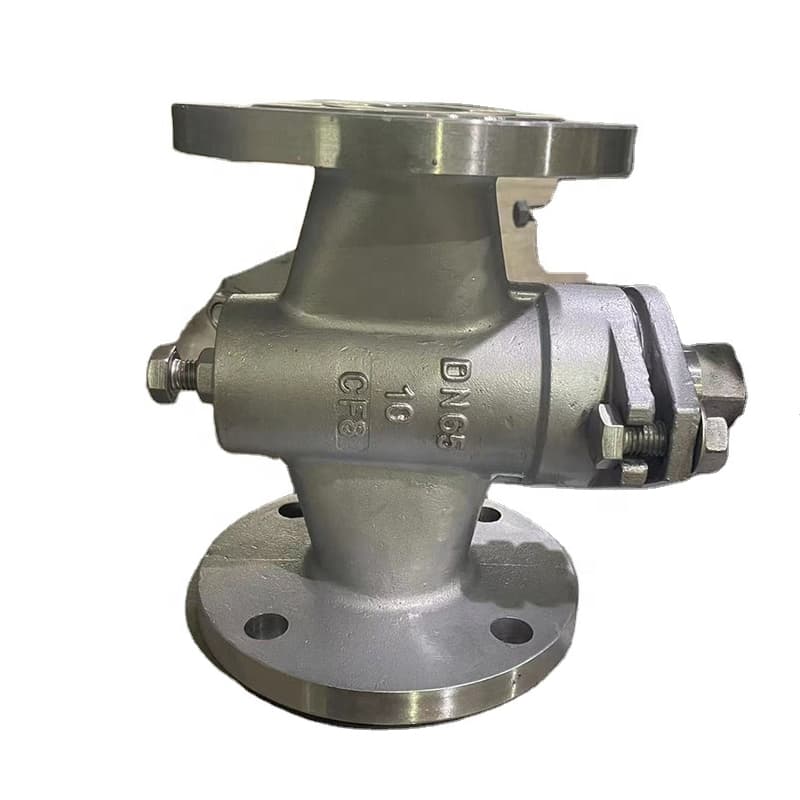 Wcb Plug Valve with PTFE Lining ISO Top Flange Pn10 Gear Plug Valve
