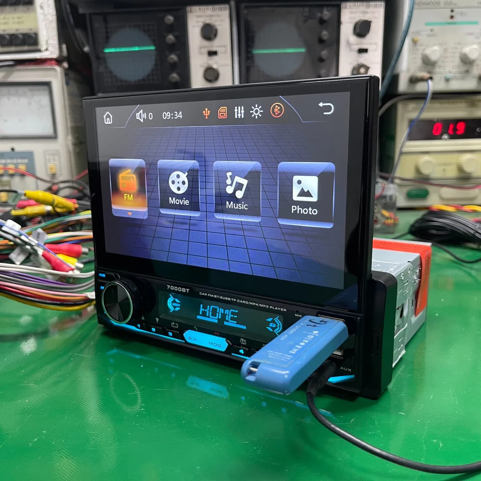 Car MP5 Player One DIN 7 Inch Radio RDS DAB Rear Camera
