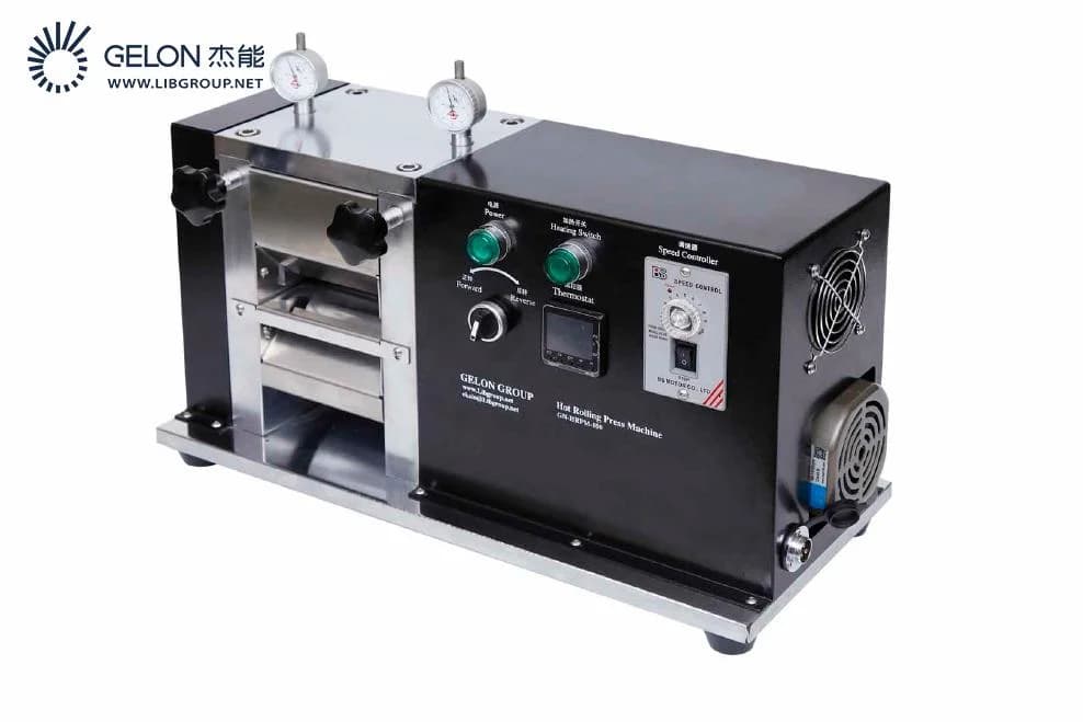 Lithium Ion Battery Lab Research Battery Electrode Rolling Press Machine