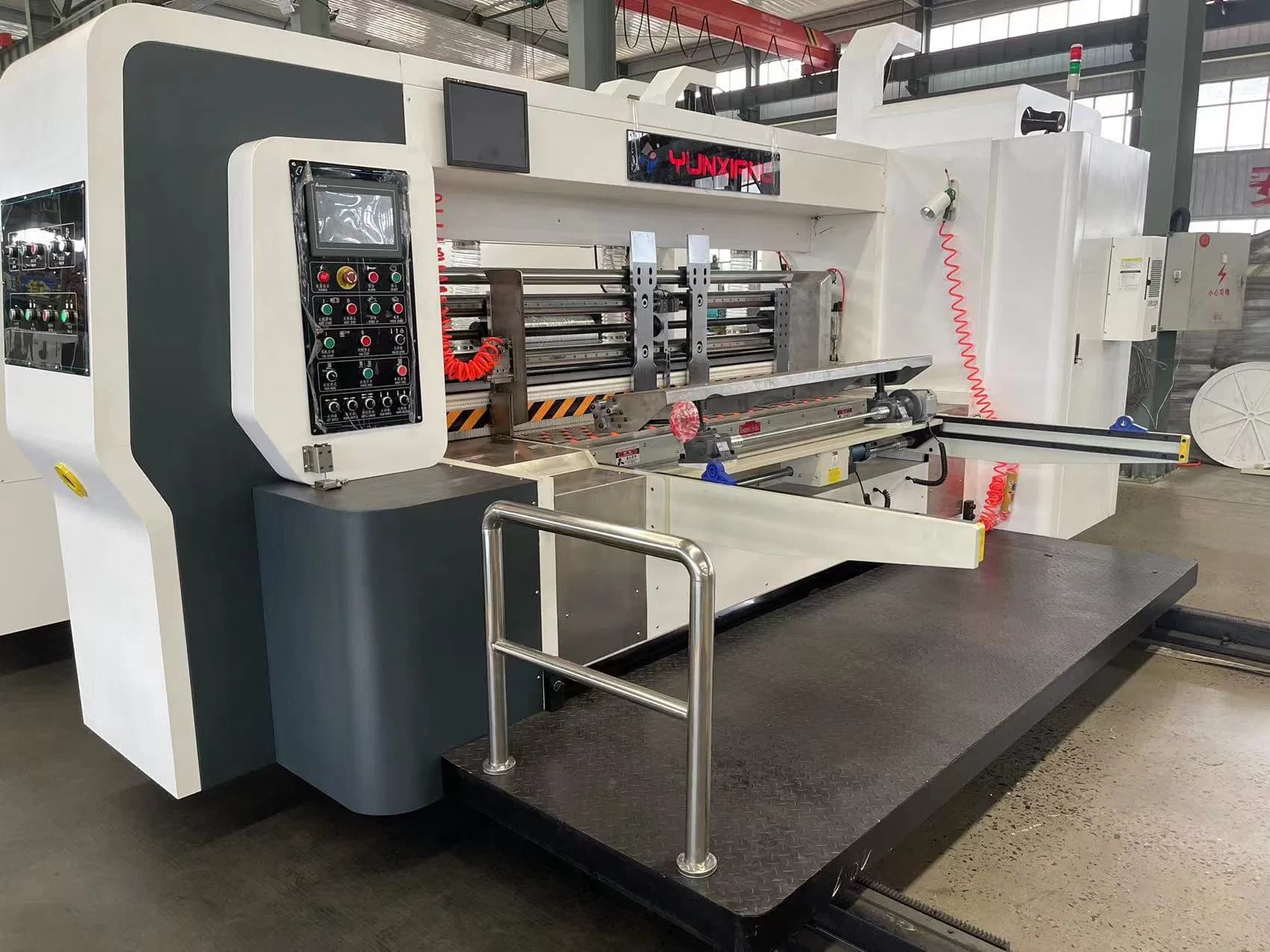 Automatic Pizza Box Flexo Printing Slotting Machine Pizza Carton Making Machine
