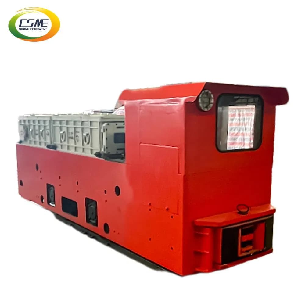 Lithium Battery Electric Locomotive for 600mm Narrow Gauge or Small Size Mine Underground Tunnel