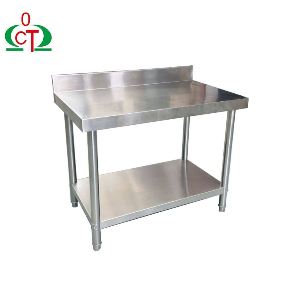 Heavy-Duty Stainless Steel Food Prep Table for Kitchens