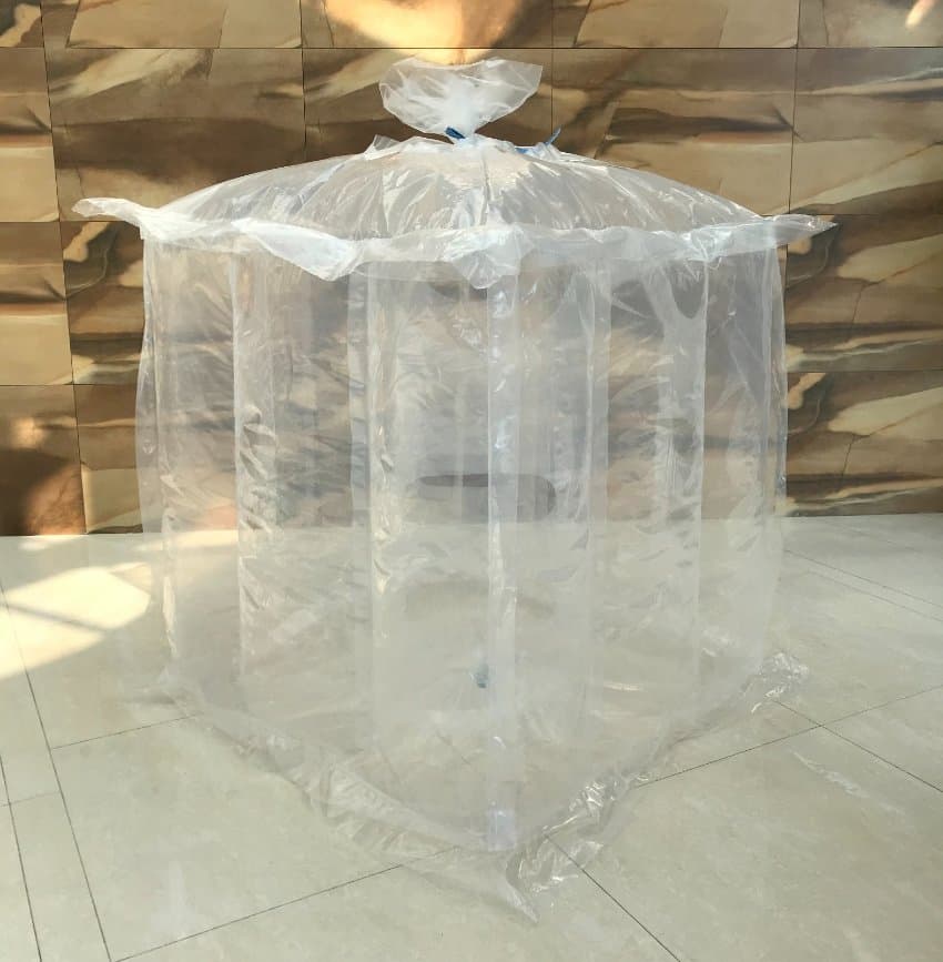 Bottle Shape Liner Transparent 3mil 6mil Thickness Form Fit PE Big Bag Liner of LLDPE/LDPE Liner
