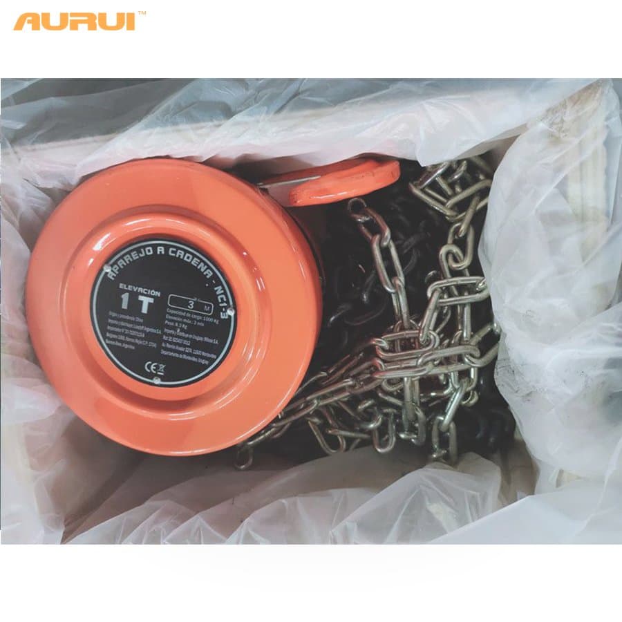 Manufacturer of Mini 1ton Chain Pulley Block Lifting Chain Hoist