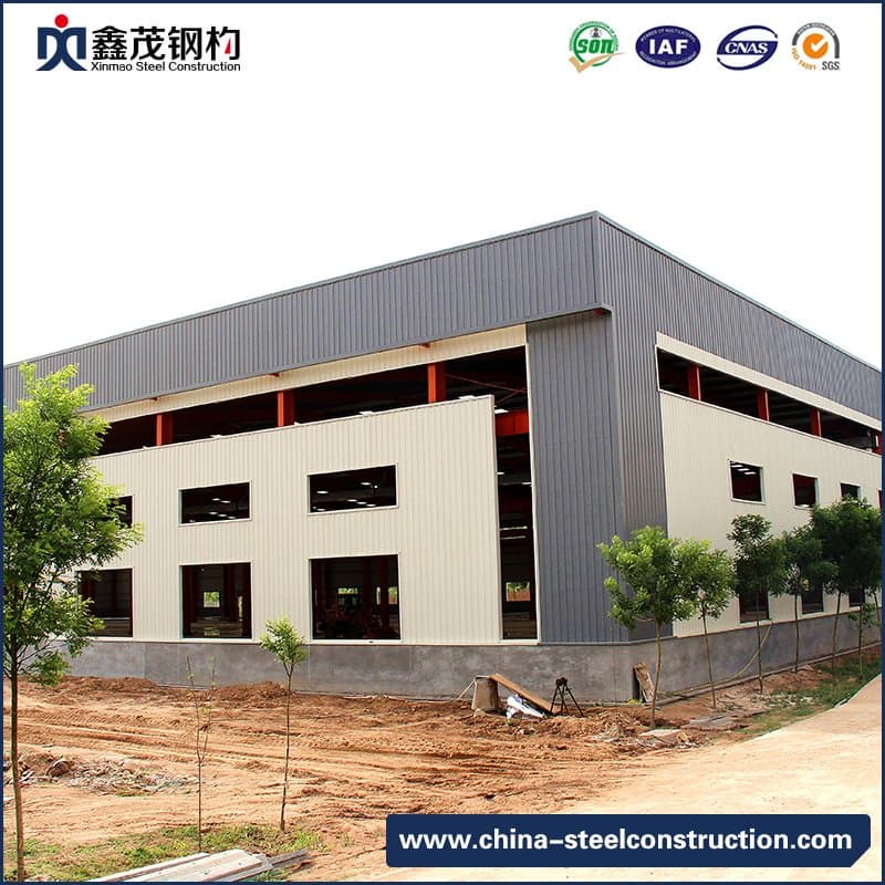 High Technology Prefab Steel Construction Building for Workshop (Steel Structure)