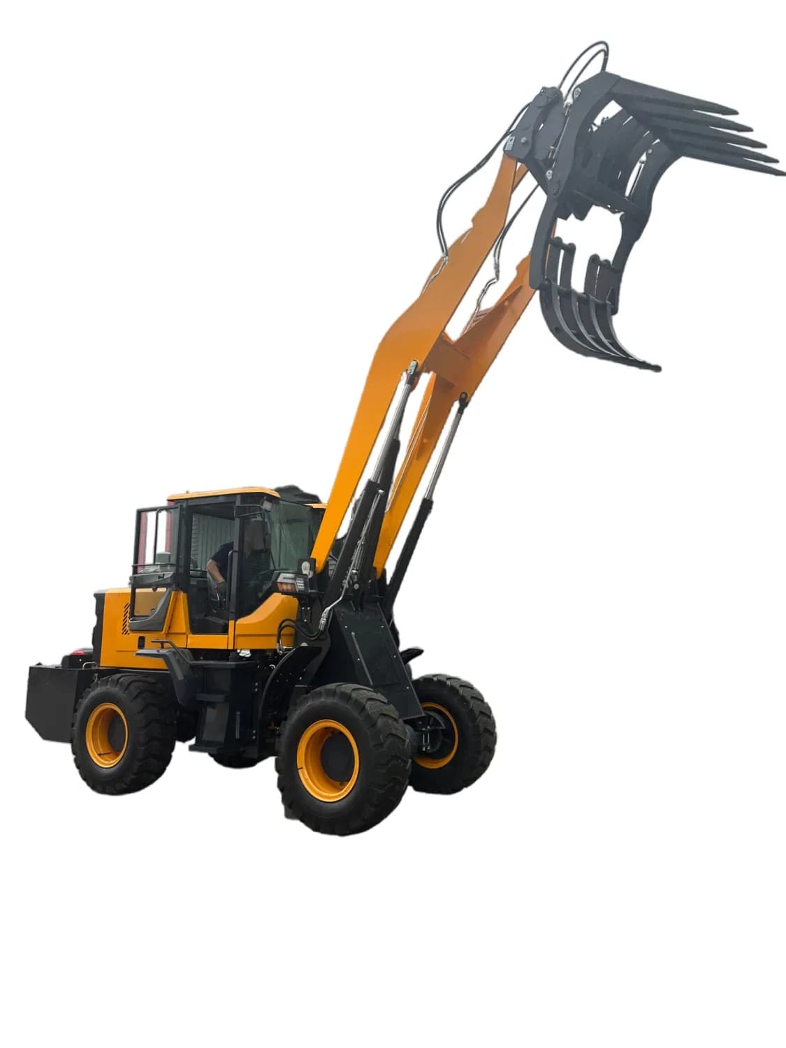 Heavy Equipment Construction Machinery 2 Ton Log Loader with 65kw Engine