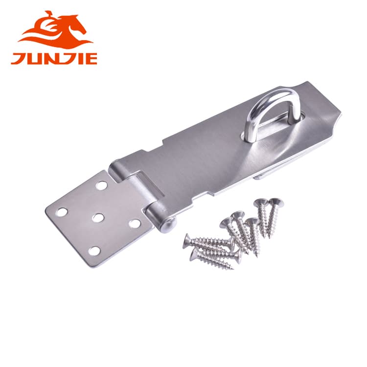 Drawer Cabinet Anti-Theft Hasp Lock and Staple Multi-Function Stainless Steel Door Hasp J702