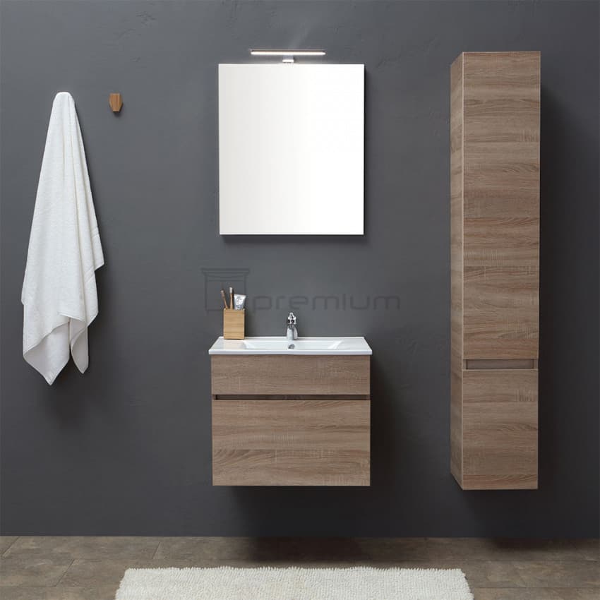 European Modern Laminated Wooden Bathroom Cabinet Furniture Wholesale Italian Laminated Bathroom Cabinet MDF Furniture Bath Vanities