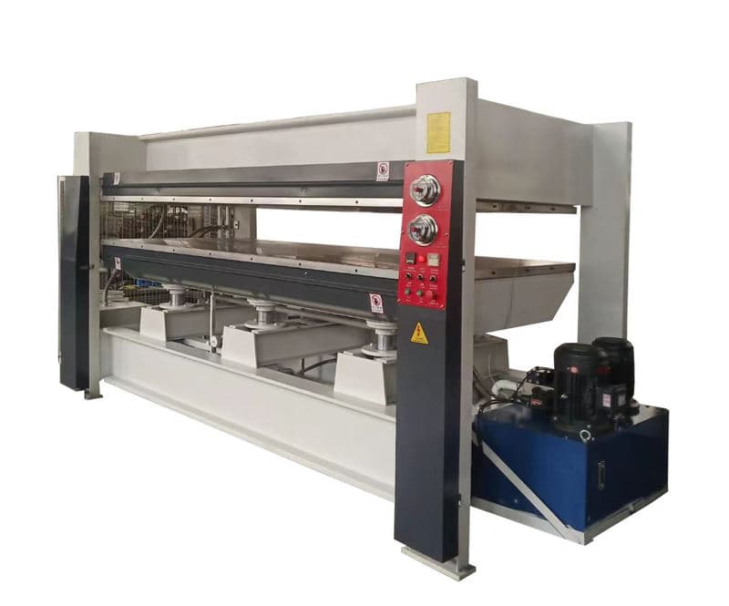 4kw Hydraulic Station Motor Power Particle Board Hot Press Machine for Wood