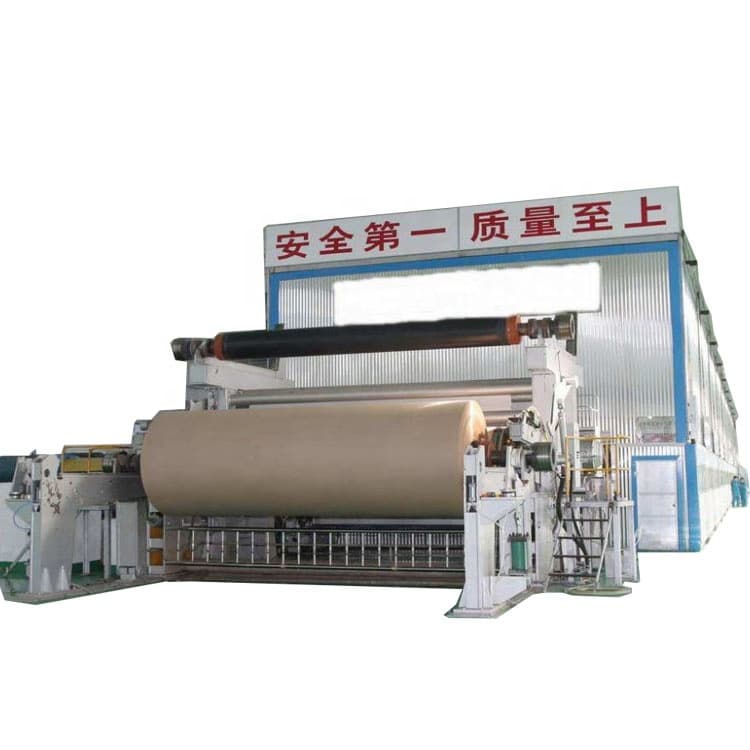 Waste Paper Recycling Production Line/China Manufacturer Kraft Paper Making Machine Price Hot Sale High Performance 2100mm