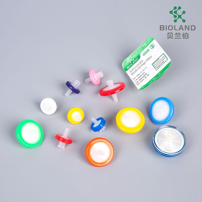Bioland HPLC Non-Sterile PTFE (Hydrophilic) Syringe Filters 4mm 0.22um Laboratory Supplies