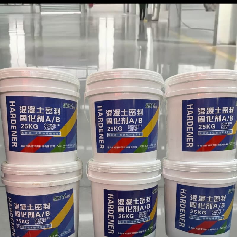 High-Density Cement Curing Agent Non-Dusting High Load-Bearing Capacity Clear Liquid Concrete Floor Hardener