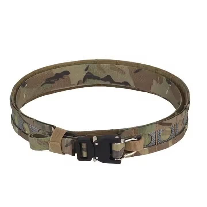 Lightweight Double Molle Cordura Girdle with Quick Release Metal Buckle Bison Belt Waist Trimmers