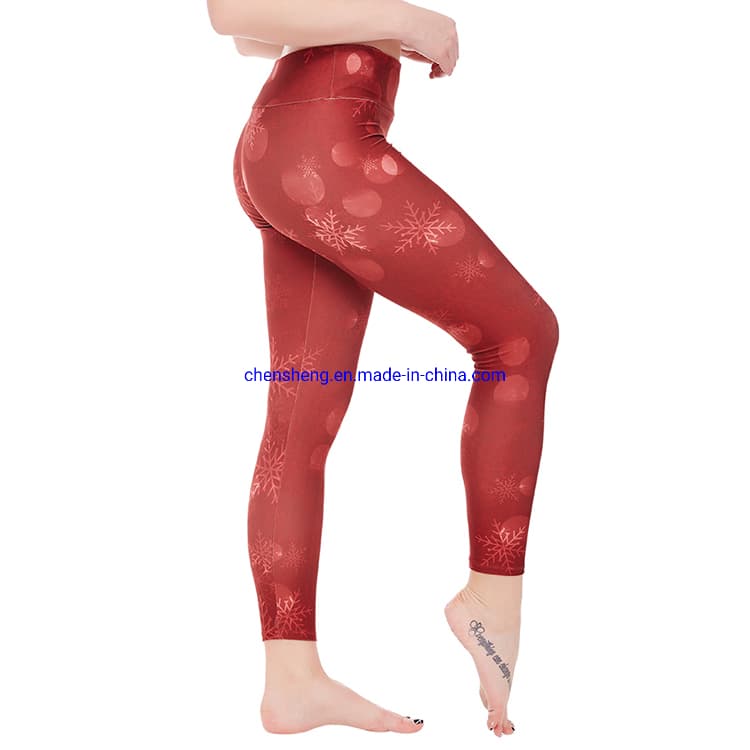 Fashion Casual High Quality Super Soft Seamless High Waist Print Leggings for Women