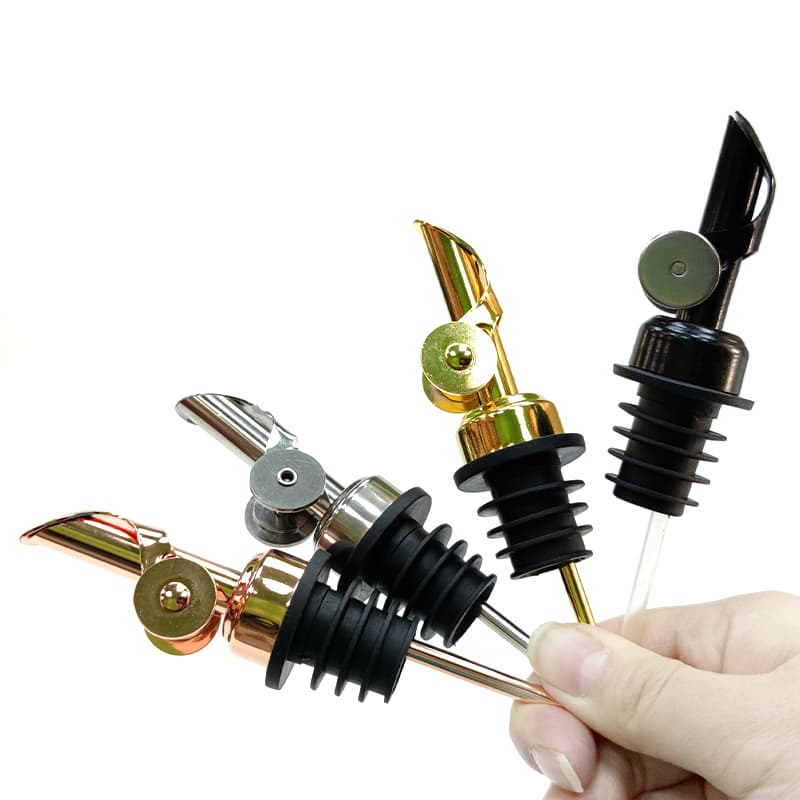 Leak-Proof Cooking Oil Vinegar Olive Oil Bottles Pourer Dispenser Spouts for Liquor Wine